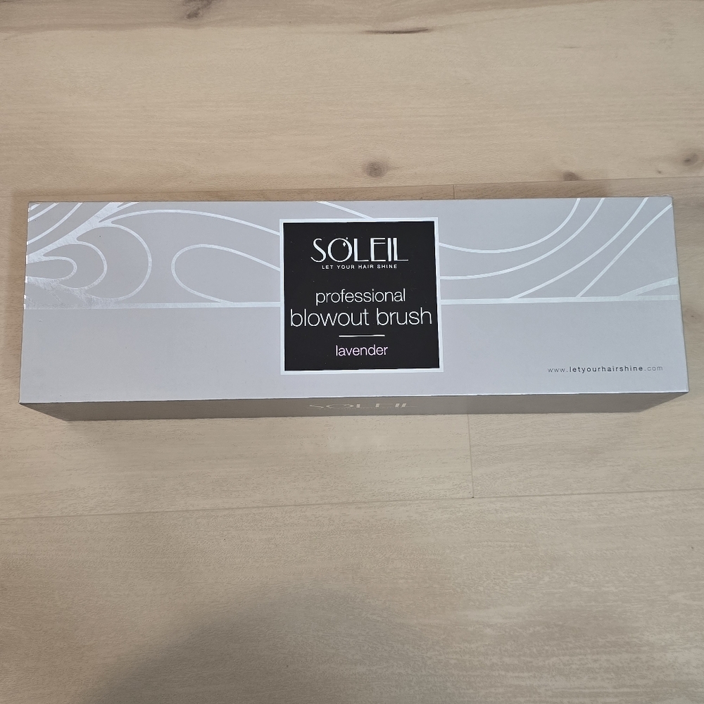 SOLEIL Professional Blowout Brush Hair Dryer & Styler Lavender Brand New!